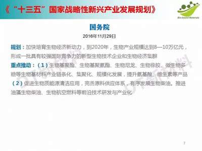 2020年生物基產(chǎn)業(yè)年度政策盤點(diǎn) 聚焦材料技術(shù)研發(fā)與產(chǎn)業(yè)升級(jí)新動(dòng)能
